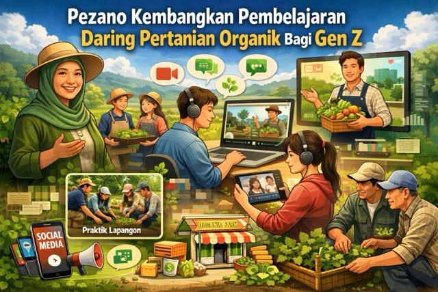 Pezano Kembangkan Pembelajaran Daring Pertanian Organik Bagi Gen Z
